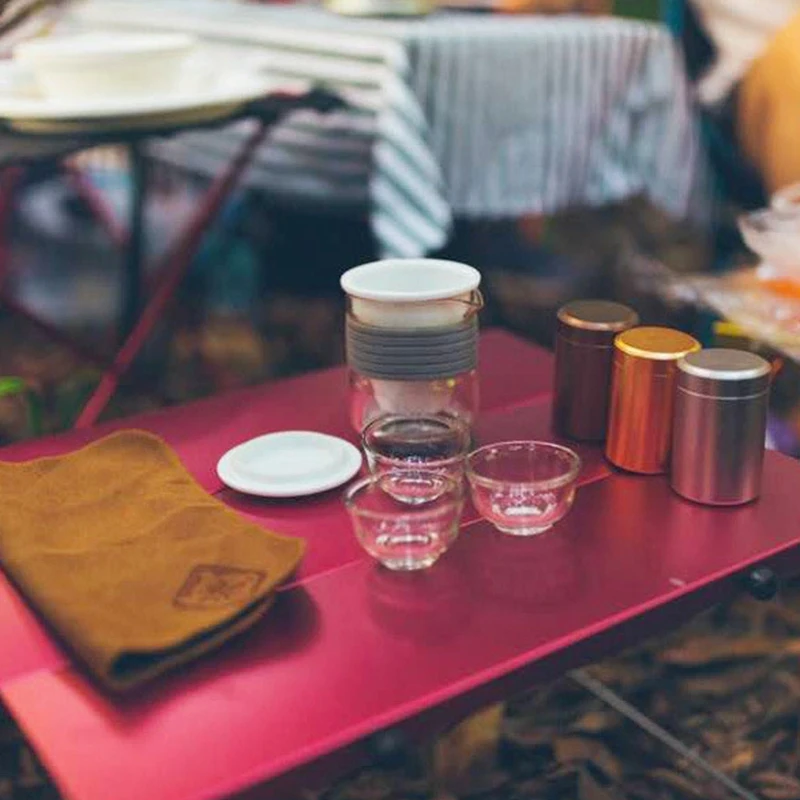 Алюминиевый складной мини-стол для пикника портативный ульсветильник обеденный