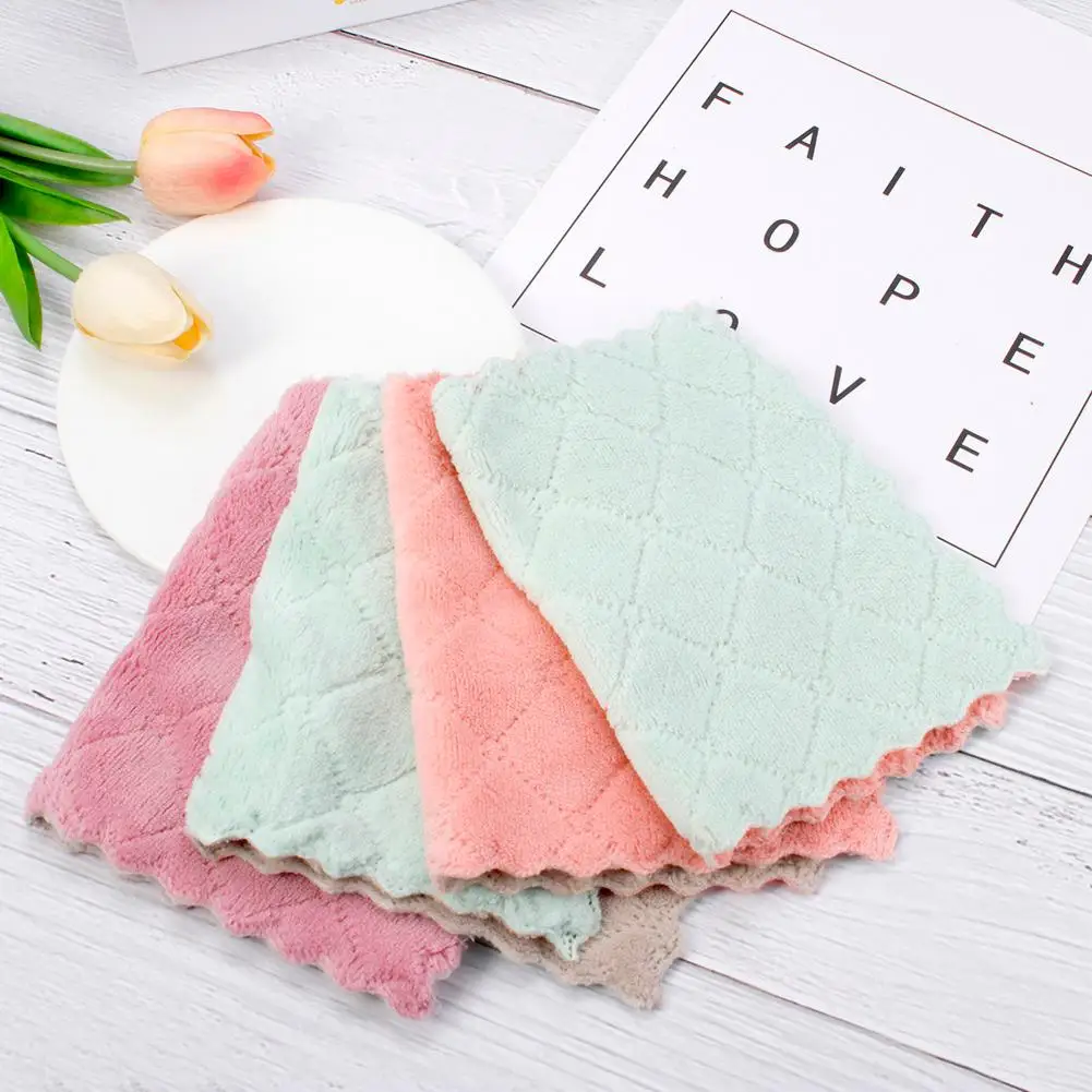 Впитывающее полотенце из микрофибры салфетка для мытья посуды инструменты