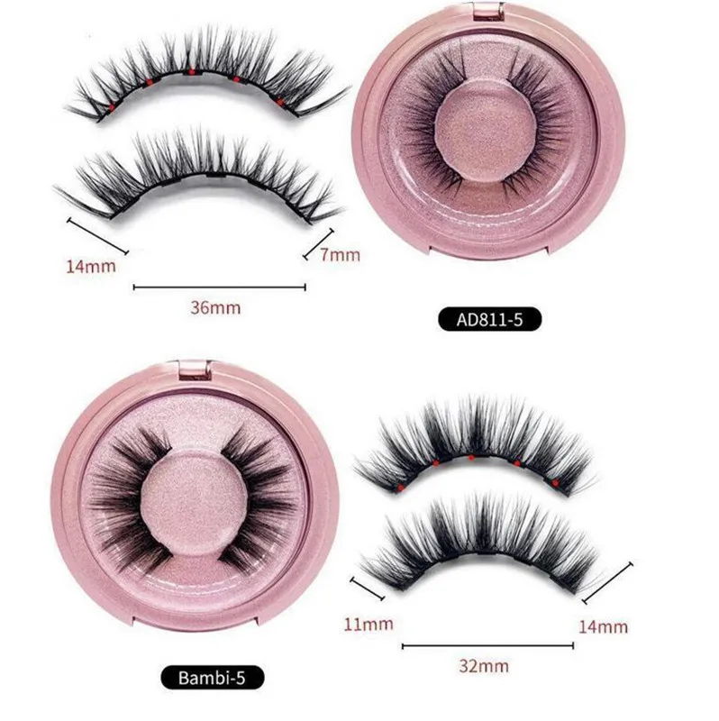 

1 box set Magnetic Liquid Eyeliner & Magnetic False Eyelashes & Tweezer Set Magnet False Eyelashes Set Glue Make Up Tools