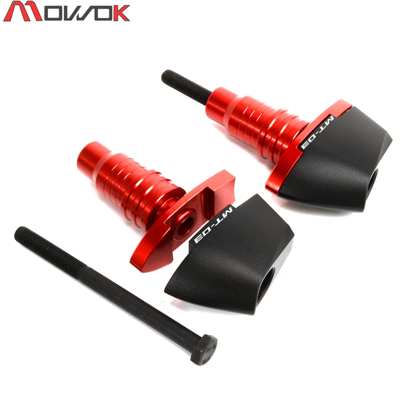 

For YAMAHA MT-03 MT 03 MT03 Motorcycle Frame Slider Protector Newest Falling Protection high quality LOGO "MT03