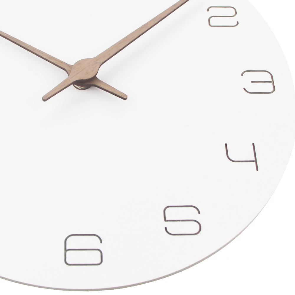 Деревянные настенные часы современный минималистичный северные домашний декор
