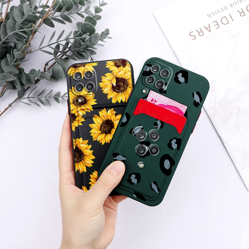 Чехол-бумажник для Samsung Galaxy A12 с отделением карт чехол телефона Силиконовые