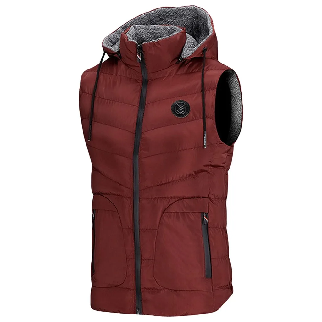 Casaco jaqueta masculino chaqueta hombre, Мужское пальто, Осень-зима, на молнии, уличная куртка с капюшоном, жилет, куртка, верхнее пальто