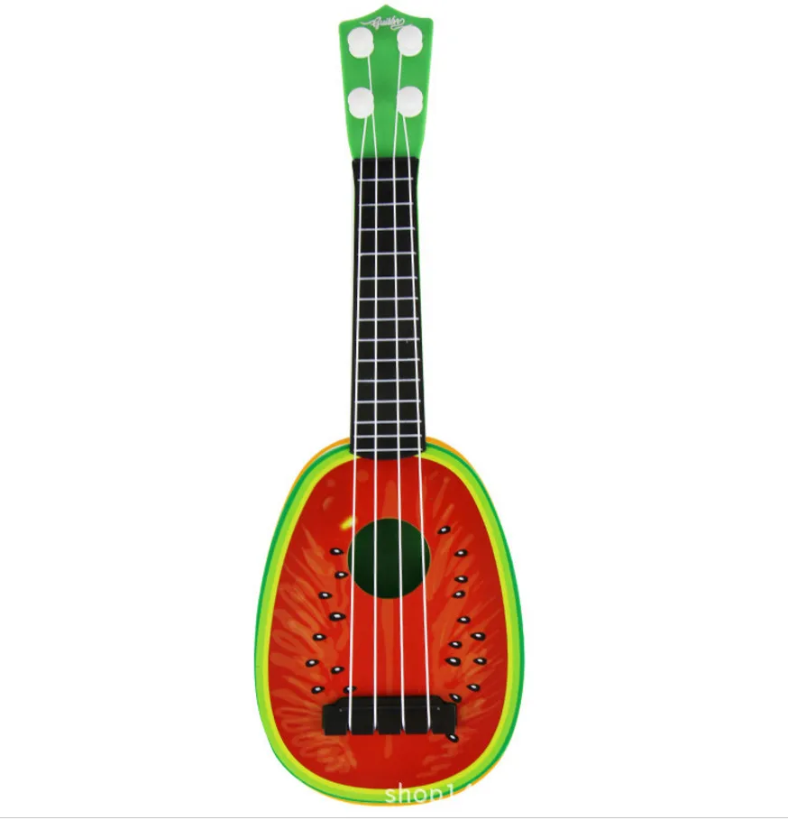 

1pc/Lot Kids fruit Learn Guitar toys Educational Musical Instrument Kids Funny Toy for Children