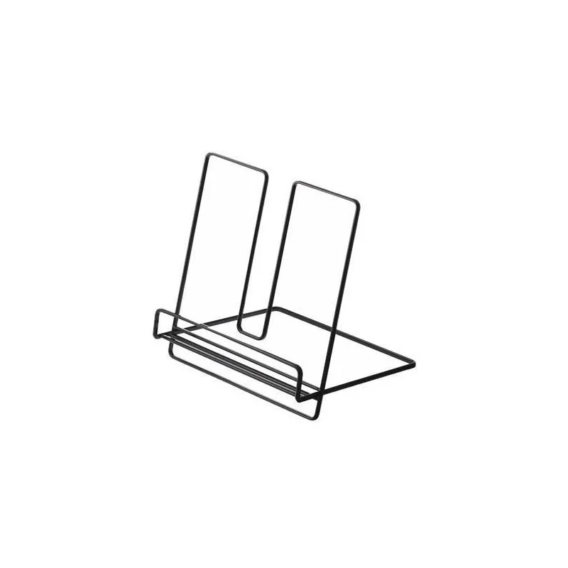 

Creative Multifunctional Display Rack Desktop Shelf Magazines Recipes Recipe Rack Desktop Foldable Wrought Iron Bookshelf