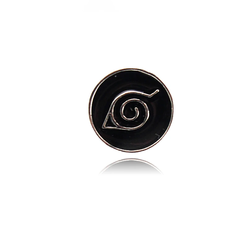 Brooch-P066 Горячая Япония Аниме Запонки "Наруто" кунай Акацуки член запонки Красное Облако Запонки для мужчин рубашка кнопки шпильки для манжет - Окраска металла: Brooch-P066