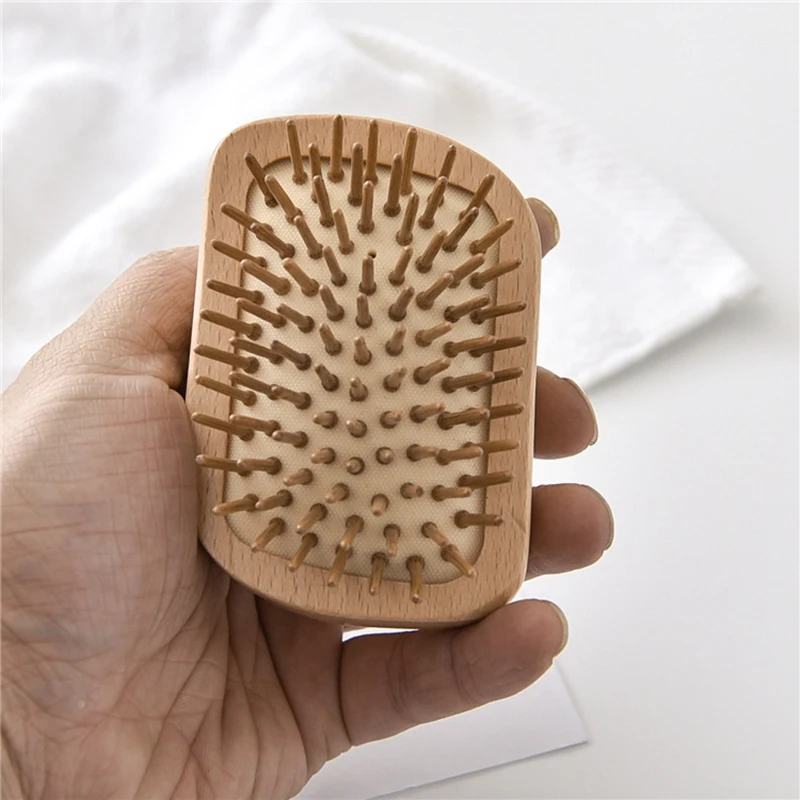 

Massage Comb Scalp Brush Air Cushion Combs Anti-Static Brushes Massage Natural Wood Hair Comb