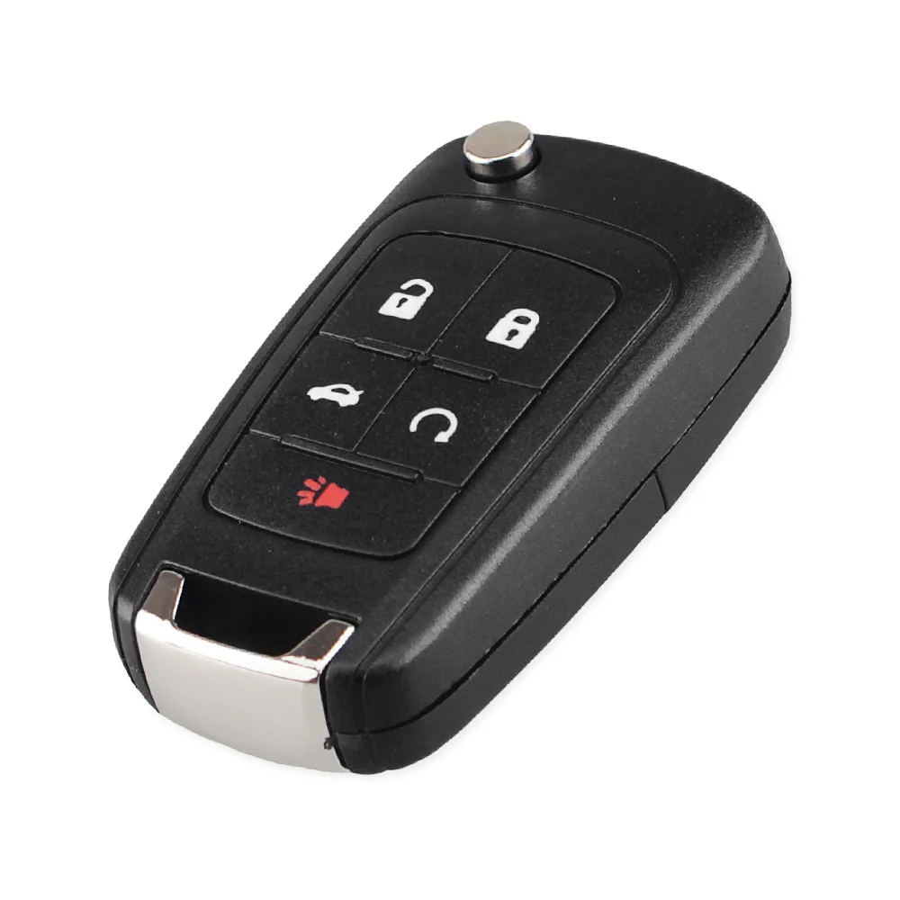 KEYYOU откидной складной чехол с 5 кнопками для пульта дистанционного управления Opel