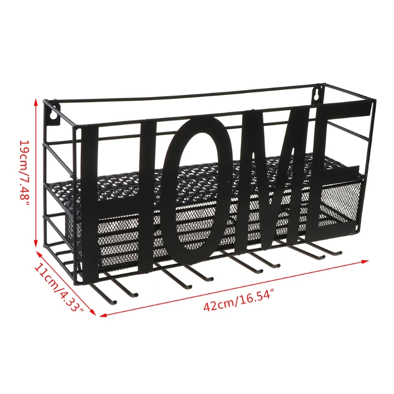 

HOME Wall Mounted Metal Wine Rack with 4-Bottle and 4-Glass Holder Home Decor