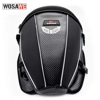 wosawe 15l 20l motorcycle back seat tail bag motorbike shoulder backpack waterproof reflective bags moto luggage travel bags