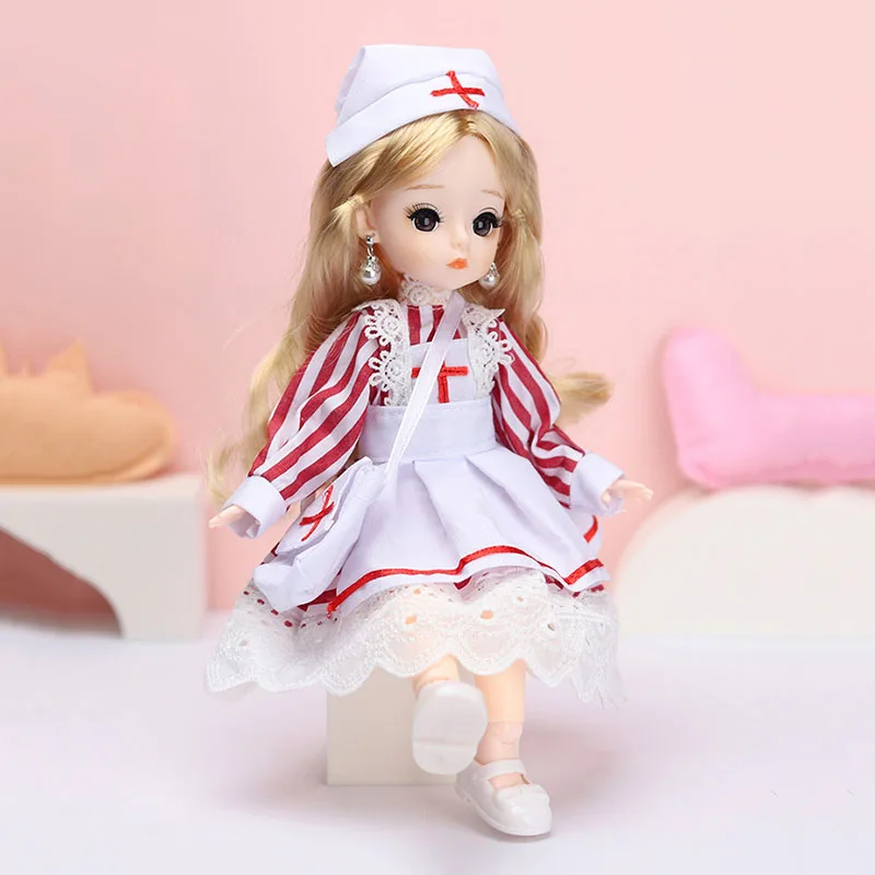 1/6 модные шарнирные куклы принцессы с одеждой 30 см платье юбки макияж игрушки для