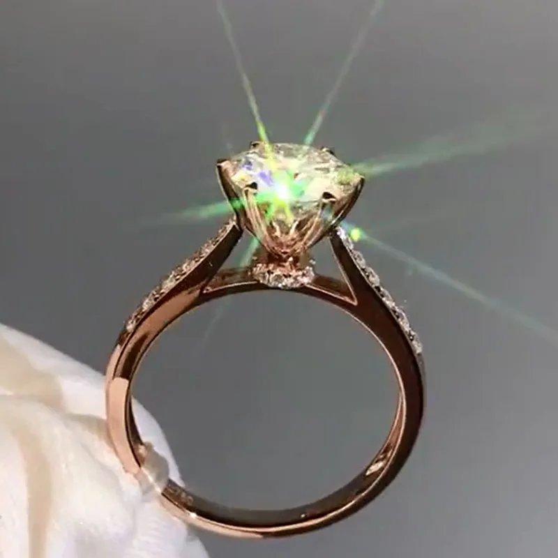 Женское золотое кольцо с бриллиантами 14 к 4 карат|Кольца| |