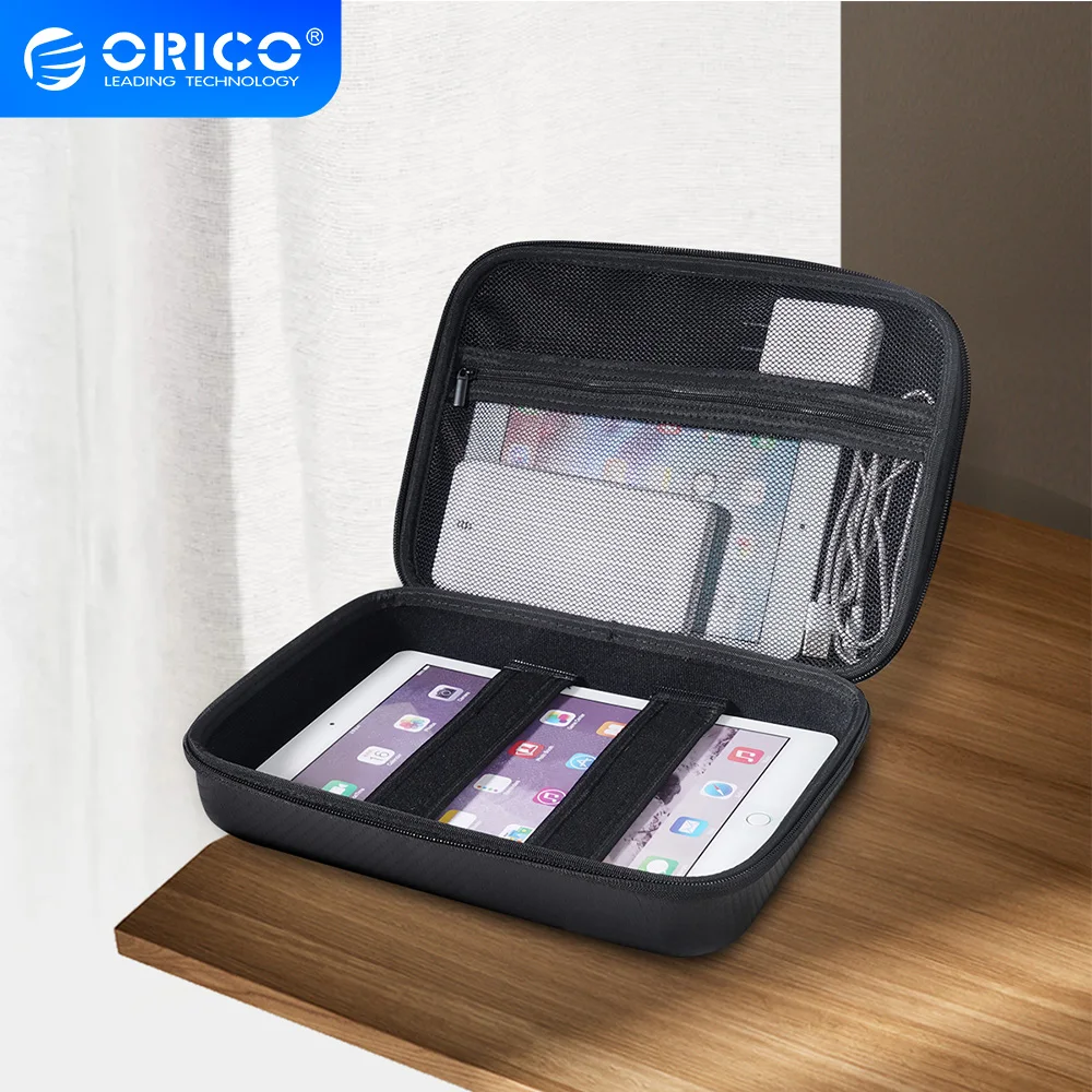 ORICO Портативный Дорожный чехол на молнии с usb-кабелем органайзер для зарядного