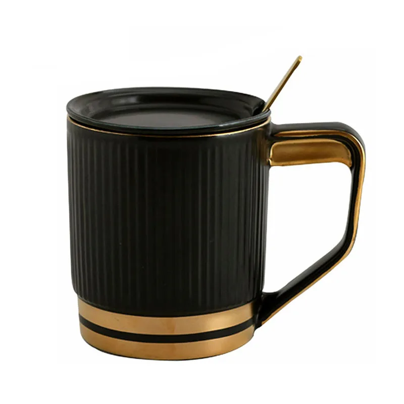YeFine скандинавский стиль Модная Золотая серия керамическая кофейная кружка с