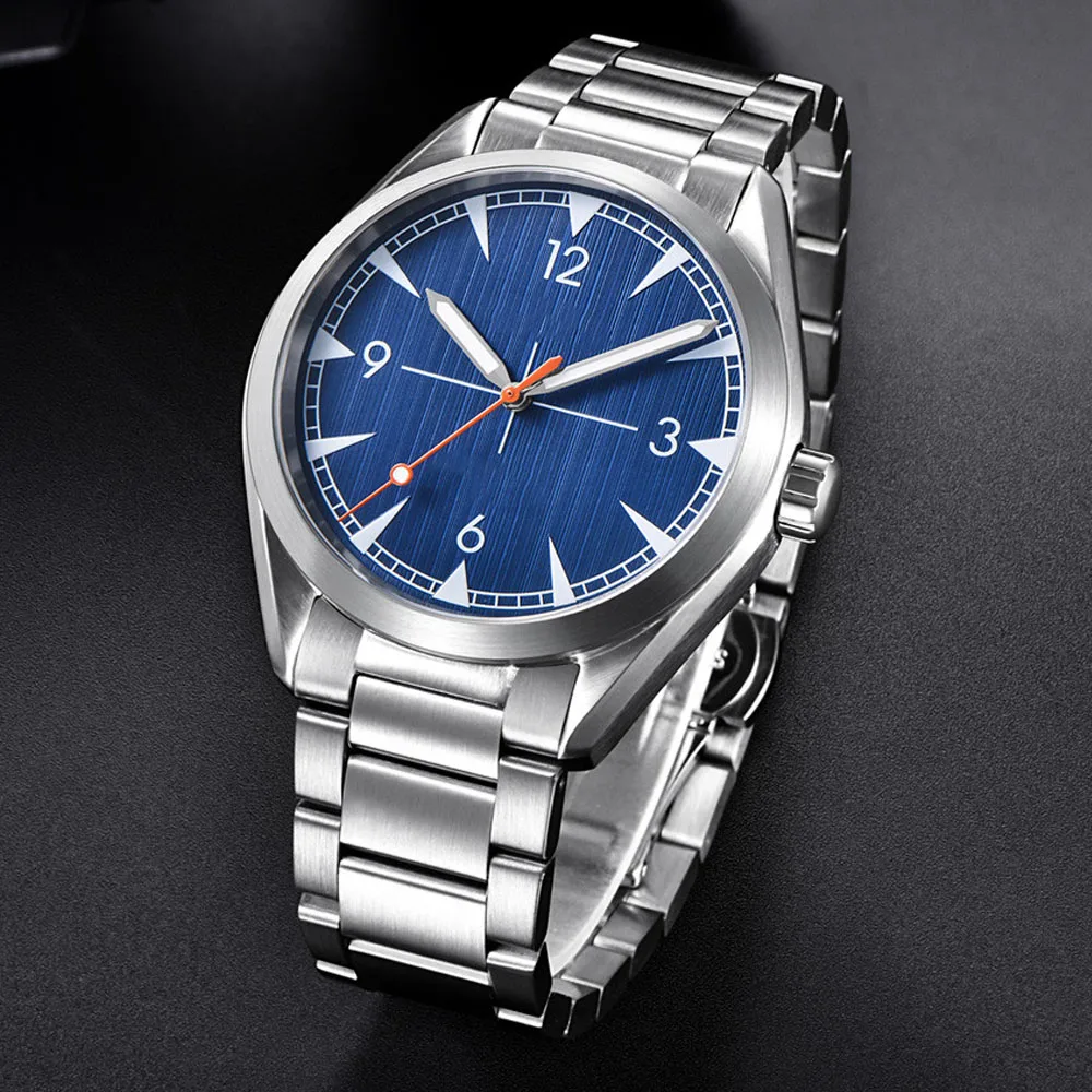 

Luxury Sterile Watches Luminous Sports Clock Sapphire Men Watch Military Stainless Steel Miyota Mechanical automatic Wristwatch