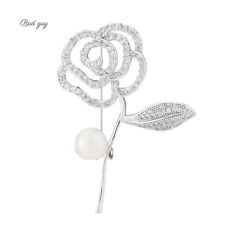 

Серебряная фотоблестящая Женская металлическая брошь в виде цветка для свадьбы, вечеринки, офиса, подарки, пряжка для одежды, аксессуары дл...