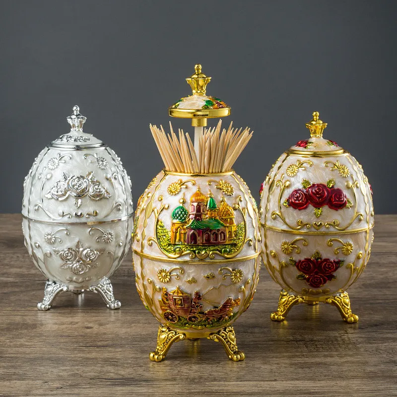 Дешево Автоматический выдвижной держатель для зубочисток в европейском ретро-стиле, 1 шт.