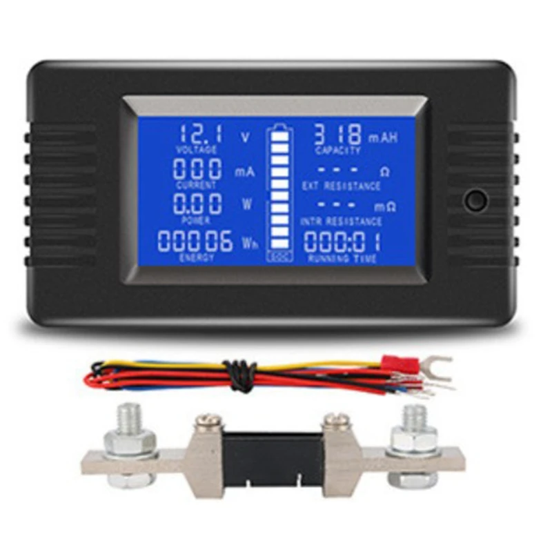 

PZEM-015 0-200V 200A Car Battery Discharge Indicator Capacity Tester Power Energy Resistance Voltmeter 200A Shunt