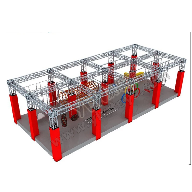 Настраиваемый батут для прыжков в помещении парк ниндзя гимнастическое