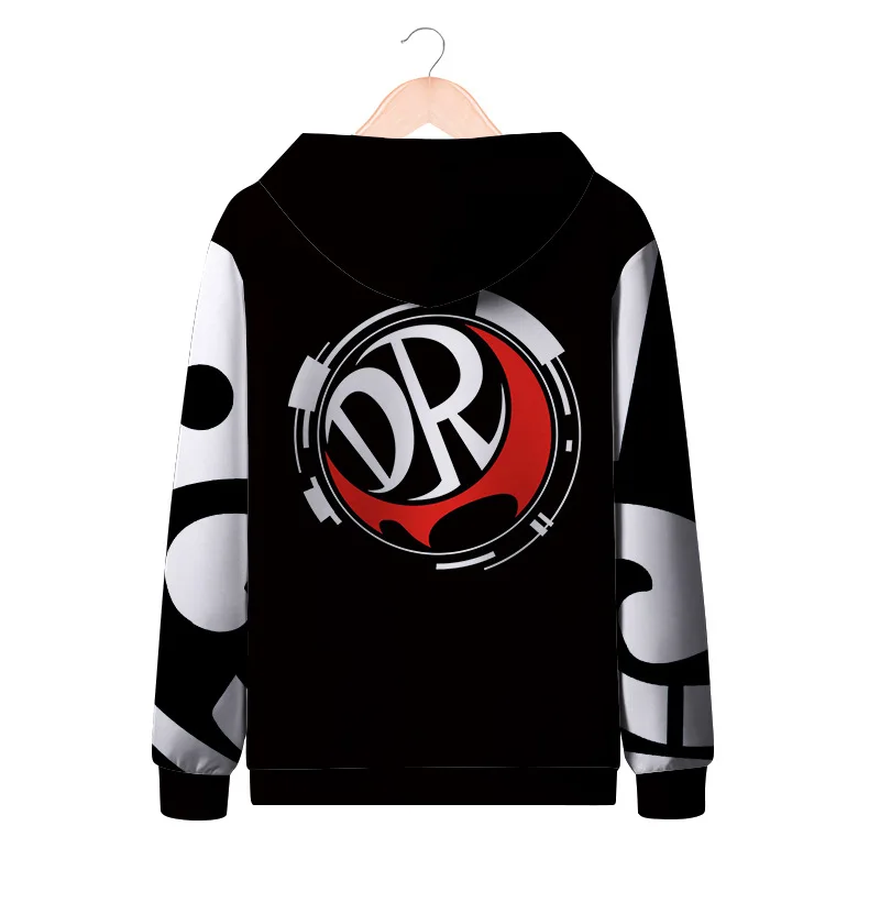 Худи Danganronpa мужские и женские свитшоты повседневное пальто куртка для мальчиков