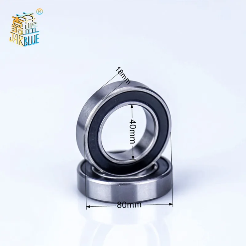 6208rs 1 шт. Abec-5 6208 2rs Однорядный шариковый подшипник с глубоким жёлобом 40x80x18 мм