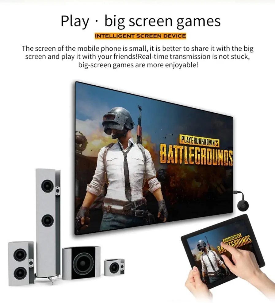 Беспроводной Wi Fi адаптер для дисплея 1080P ТВ видеоадаптер Airplay DLNA экран зеркальное