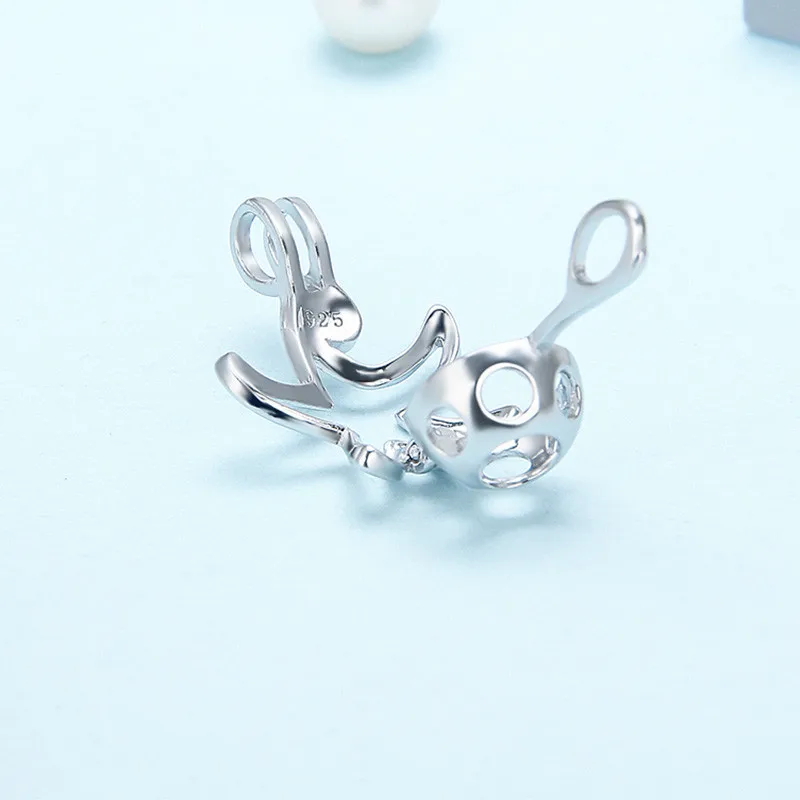 Цепочка с подвеской в виде морской звезды из серебра 925 пробы | Украшения и