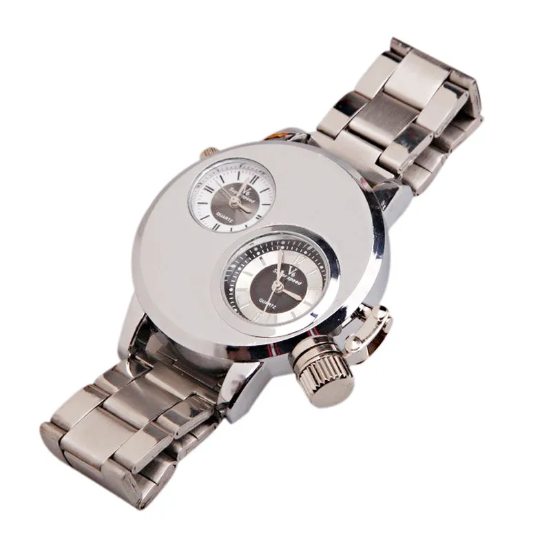 

Fashion New Men Stainless Steel Date Military Sport Quartz Analog Wrist Watch Waterproof Luxury Brand Men Women Relogio feminino