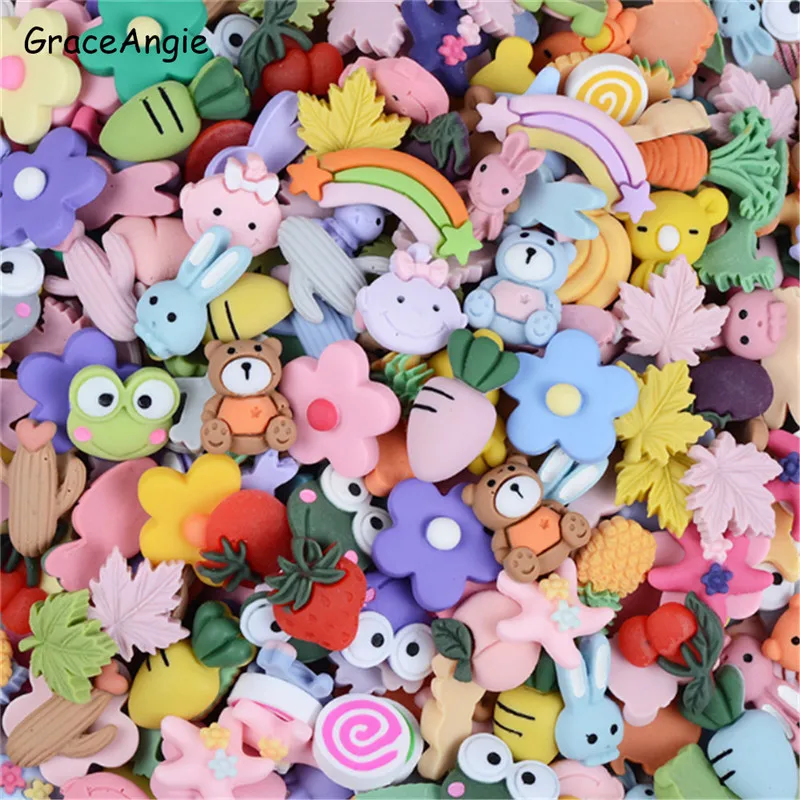 100 шт./лот смешанный кабошон с плоским основанием альбом для скрапбукинга