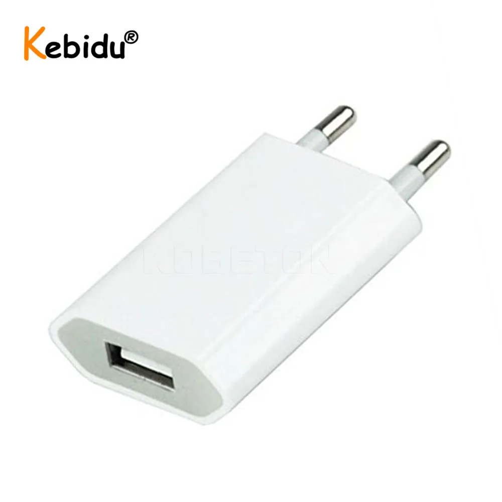 USB зарядное устройство Kebidu с вилкой Стандарта ЕС/США 5 В переменного тока