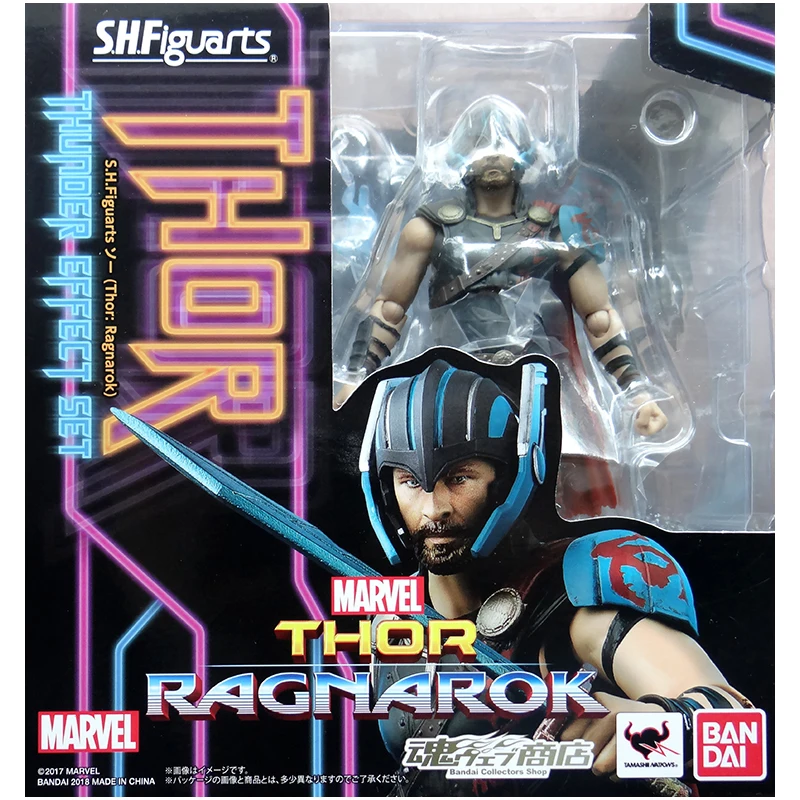 

15CM Original BANDAI Shf S.H.Figuarts Marvel Thor 3 Ragnarok Luxury Version Pvc Action Figure Collectible Model Toys for Boys