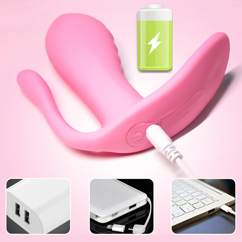 OMYSKY носимый фаллоимитатор бабочка вибратор G Spot Стимулятор клитора пульт