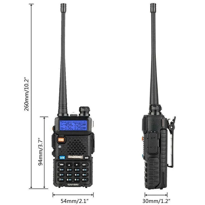 US Plug UV 5R Walkie Talkie профессиональное переговорное устройство CB радио стационарный