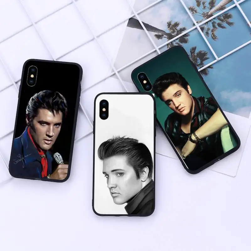 

Elvis Presley Kiss famous singer Phone Case For iphone 12 11 13 7 8 6 s plus x xs xr pro max mini