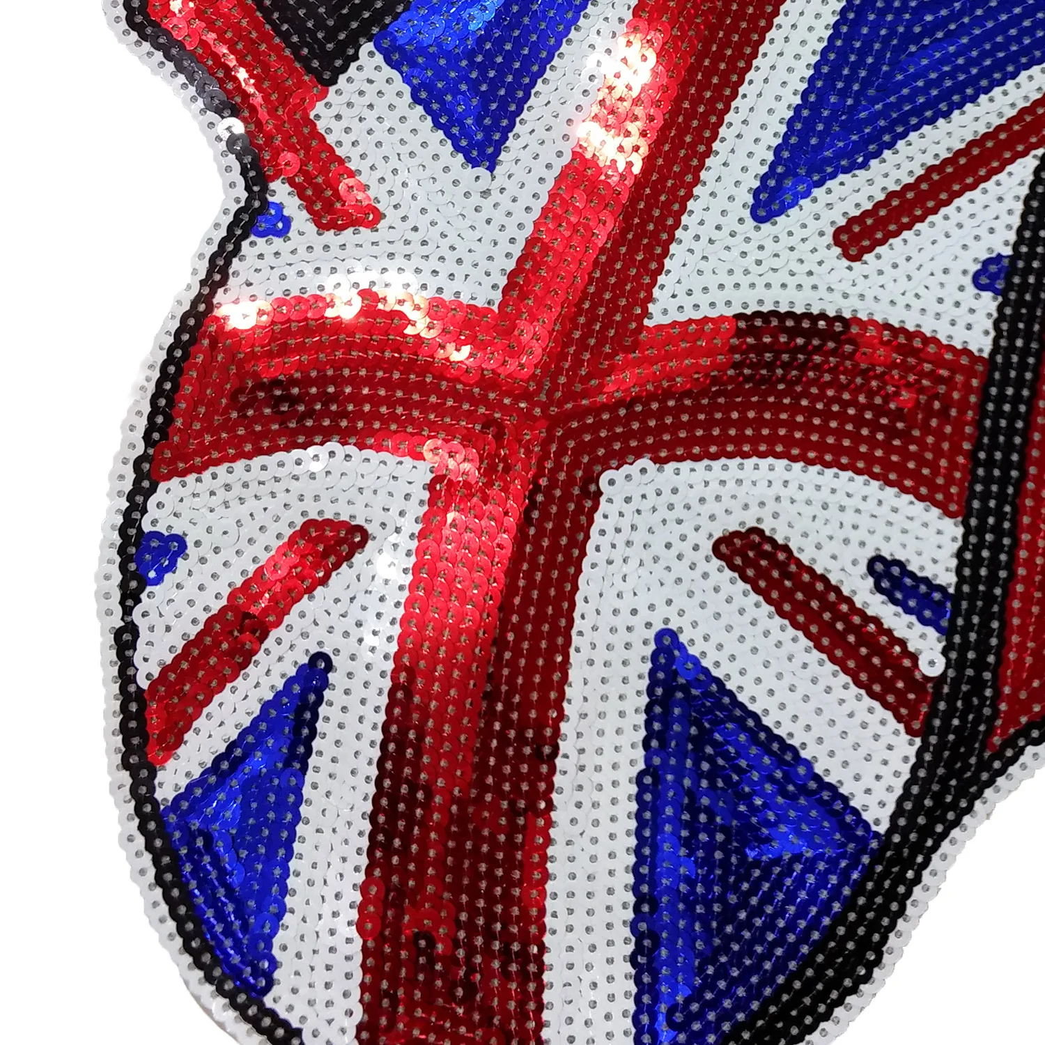 Большой рот блесток патчи Вышивка Аппликации пришить на одежду сумки швейные