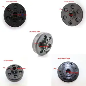 10t 11t 12t 13t 18t для 16 мм 19 мм 20 мм для 35 link 420 link 428 link Центробежная автоматическая муфта подходит для картинга минибайка
