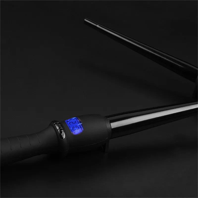 Ectric Hair Curler Roller Professional Curling Iron Conical Curle wand Corrugated Deep Wave Styler Ceramic Styling Tool | Красота и