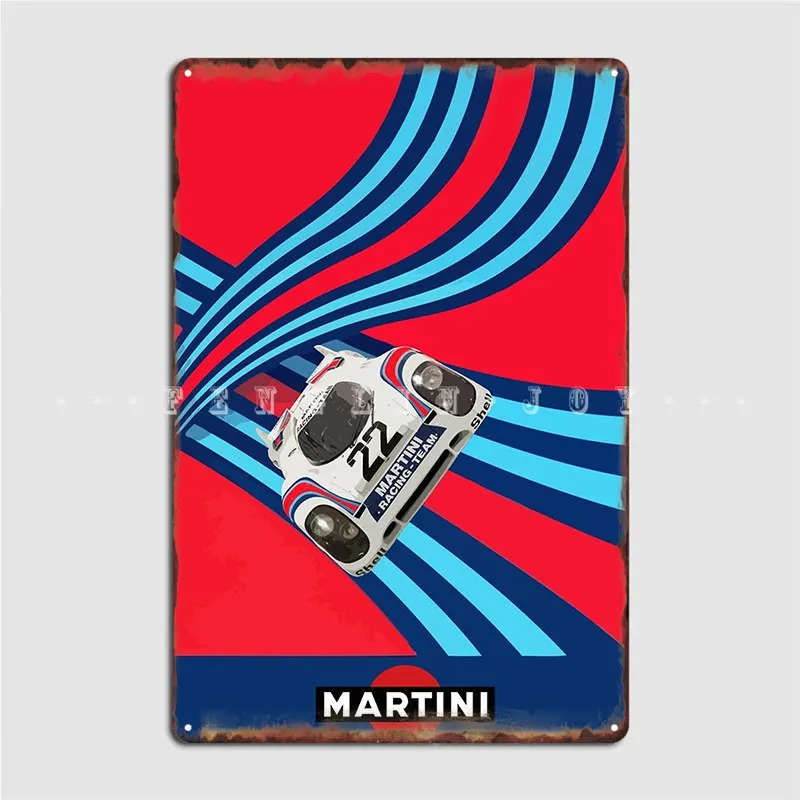 

Martini Racing 917 1971 металлический плакат с табличкой, кинотеатр, гараж, роспись, бар, пещера, создание жестяных знаков, плакаты