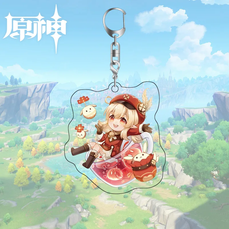 Аниме аксессуары игра косплей Genshin Impact Cooking Paimon Project акриловый кулон рисовая