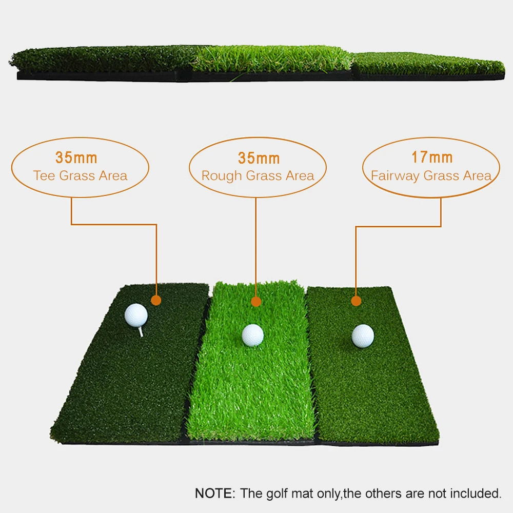 

3 In 1 Golf Practice Mat Foldable Golf Training Mat for Home Backyard Office Outdoors Home fitness