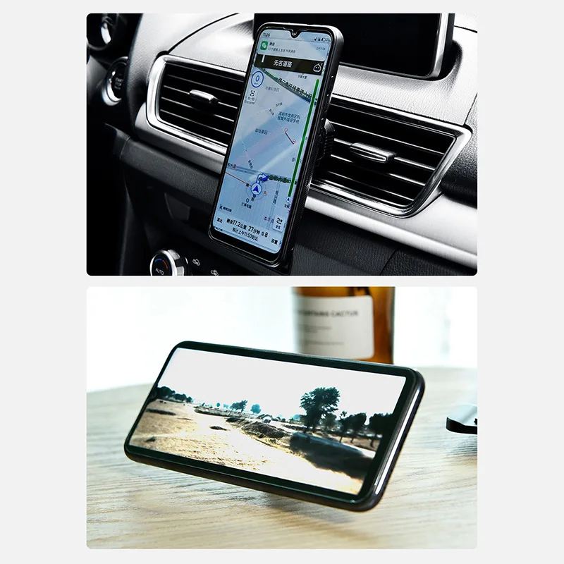 10w wireless charger car phone holder for iphone 12 pro max airpods samsung phone holder in car phone navigation charging stand free global shipping