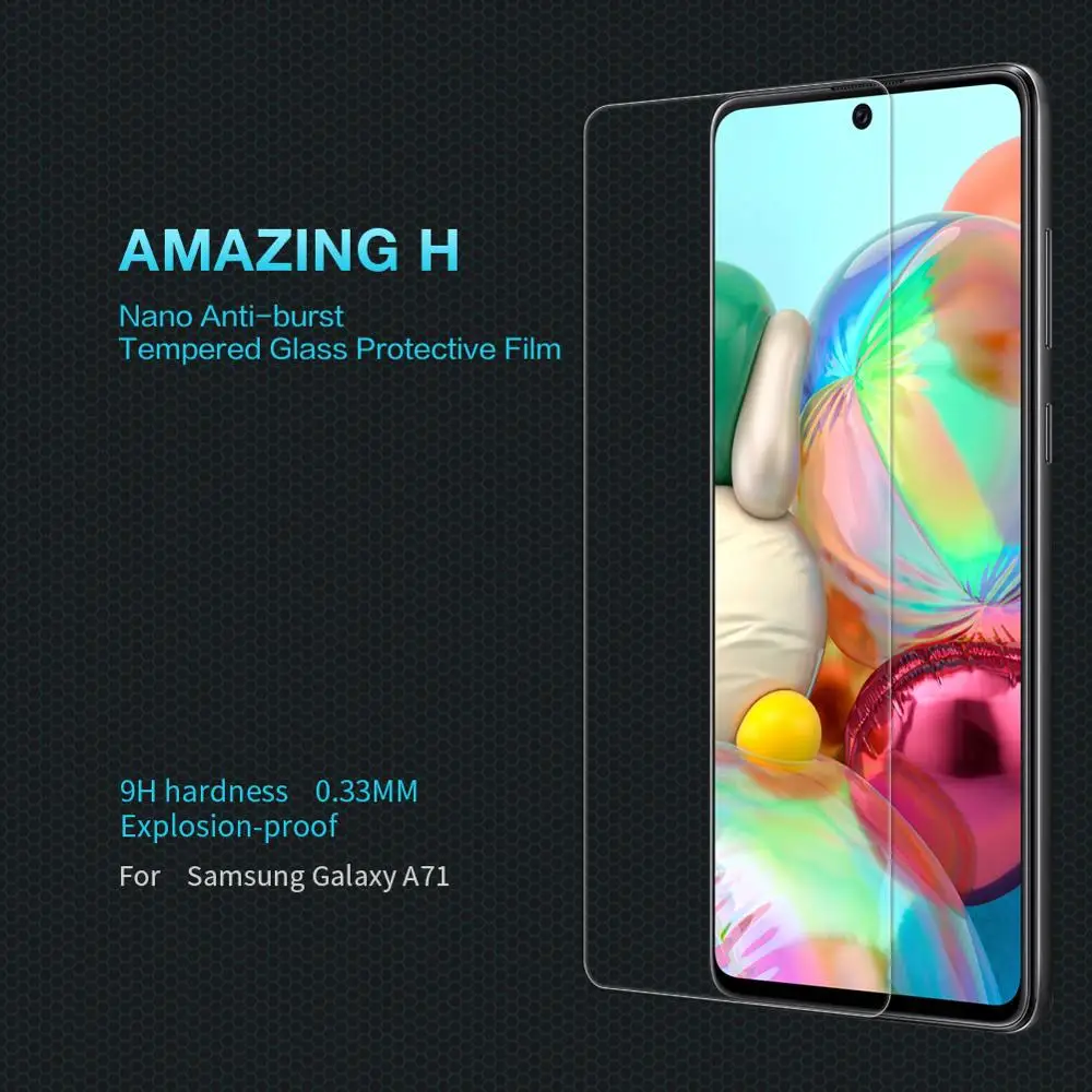 Стекло для Samsung Galaxy A71 Note 10 Lite NILLKIN Amazing H противовзрывное 9H 0 3 мм закаленное стекло