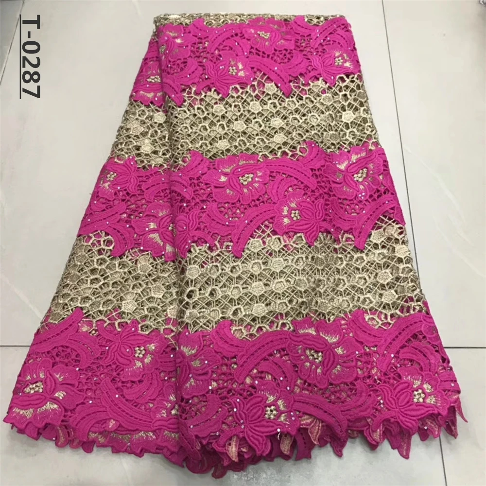 Приятное для кожи высококачественное аккуратное вышитое гипюровое кружево