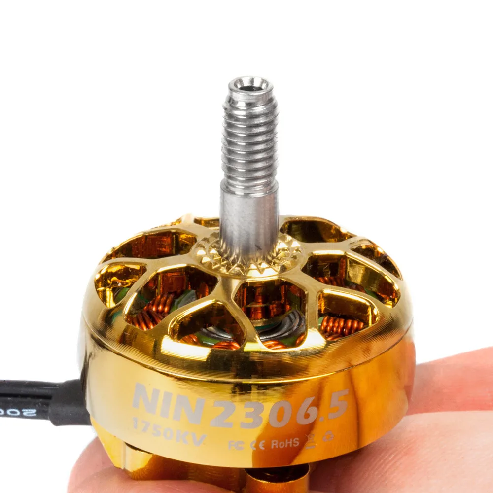 FLYWOO NIN PLUS N2306.5/N2806.8 2306,5/2806,8 1350KV 1750KV 2450KV 2750KV 2-6S бесщеточный мотор для радиоуправляемого дрона FPV Racing