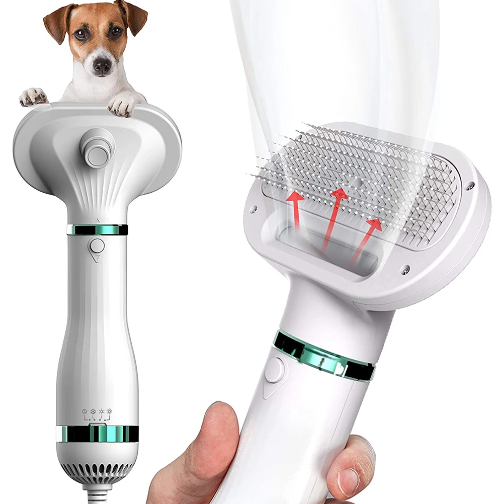 

Dog Dryer Dog Hair Dryer Grooming Comb Brush For Pet Hair Cat Fur Remove 3 Levels Temperature Adjustable AC 100-240V