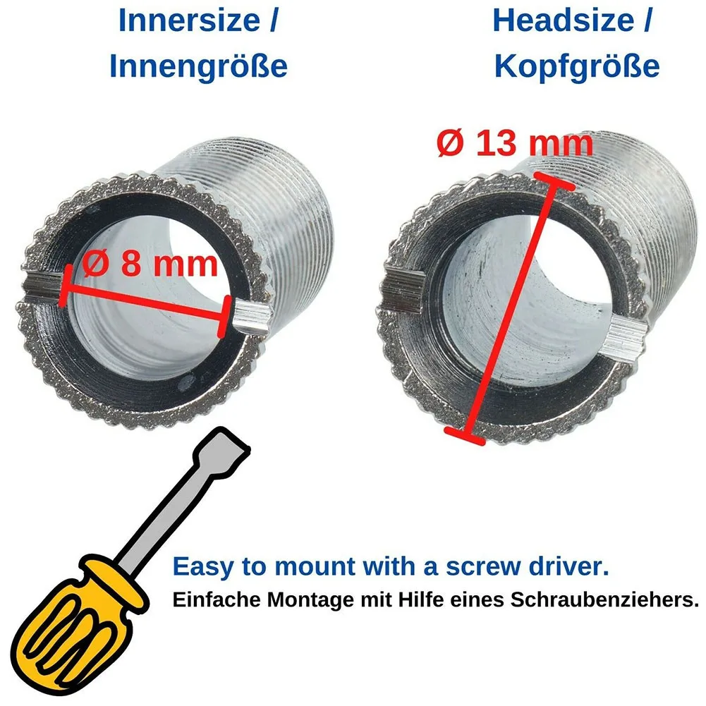 Корзины-фильтры для раковины кухни 1/2/5 штук с винтами M12 35мм/45мм из нержавеющей стали, резьбовое соединение для установки.
