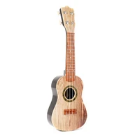 21 inch kids imitation wood ukulele 4 string portable guitar instrument for children pick stringed instruments mini guitars