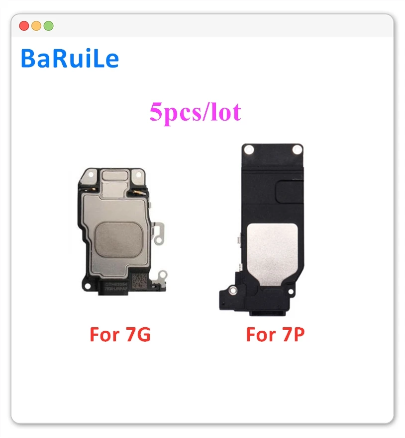 BaRuiLe 5 шт. звуковой Звонок Громкий динамик для iPhone 7 Plus 7G P громкоговоритель сигнал