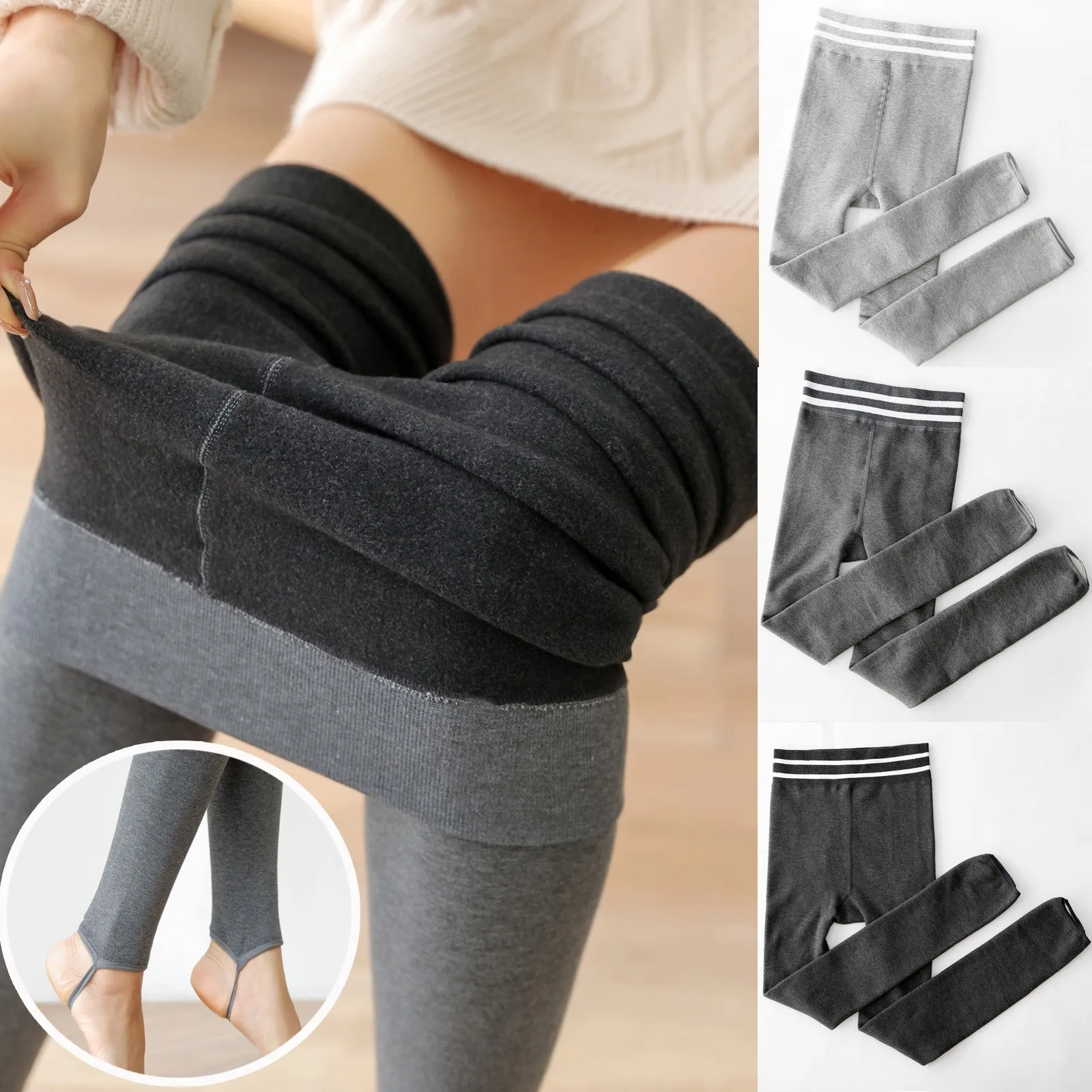 Женские повседневные однотонные бархатные леггинсы облегающие брюки со