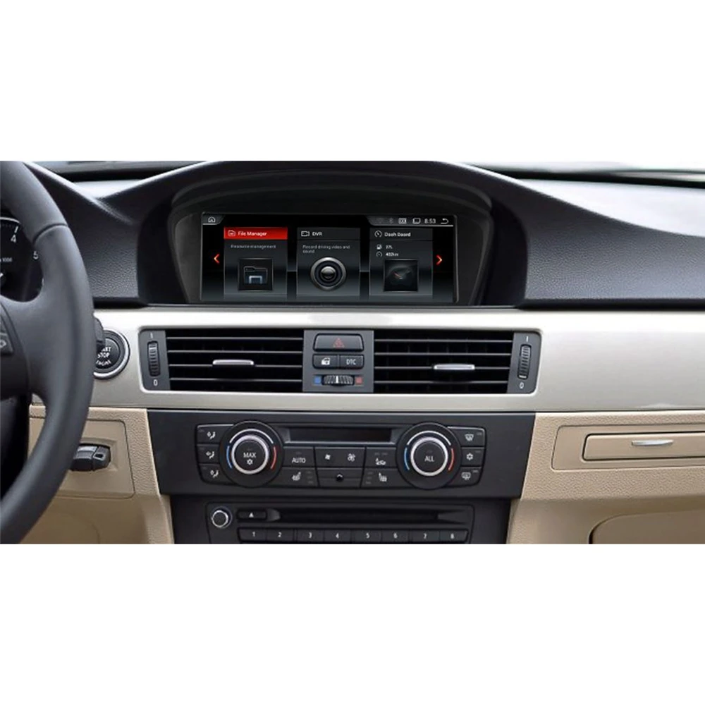 Автомобильный GPS-навигатор экран 8 дюйма Android 10 0 Карта Европы для BMW 3/5 серии E60 E90